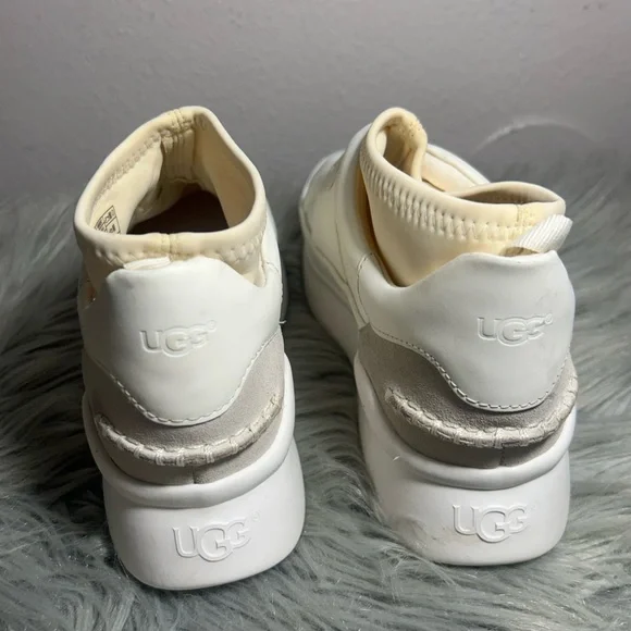 UGG NEUTRA COCONUT MILK SNEAKERS - WOMEN'S Cream Slip-On Sneakers Size 6 - Picture 6 of 8
